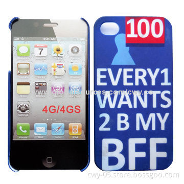 Customized Logo PC Hard Case Cover for iPhone